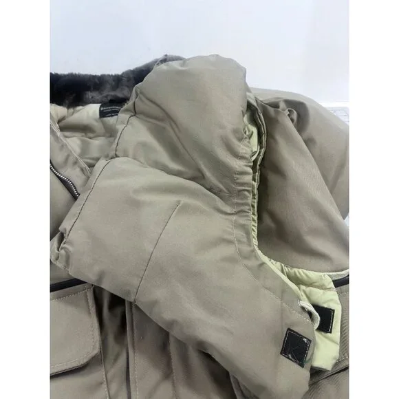 Vintage '80's Men's Browning Goose Down Coat Faux Fur Collar w/Hood Size 40 - Picture 10 of 16